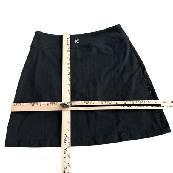 ATHLETA Excursion Hybrid Black Skort Built In Shorts Golf Tennis Pickleball - Picture 7 of 9